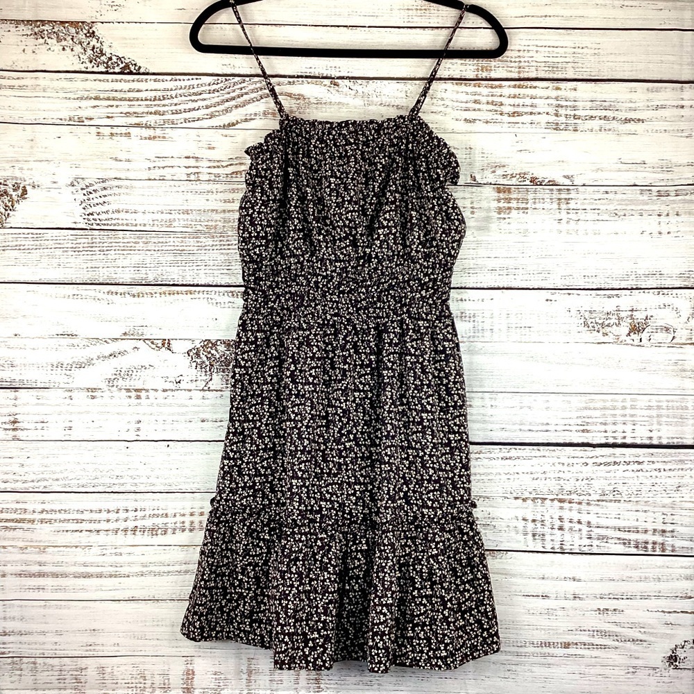 SHE + SKY SIZE S BLACK FLORAL SUMMER SLEEVELESS DRESS NWT FALL‎
